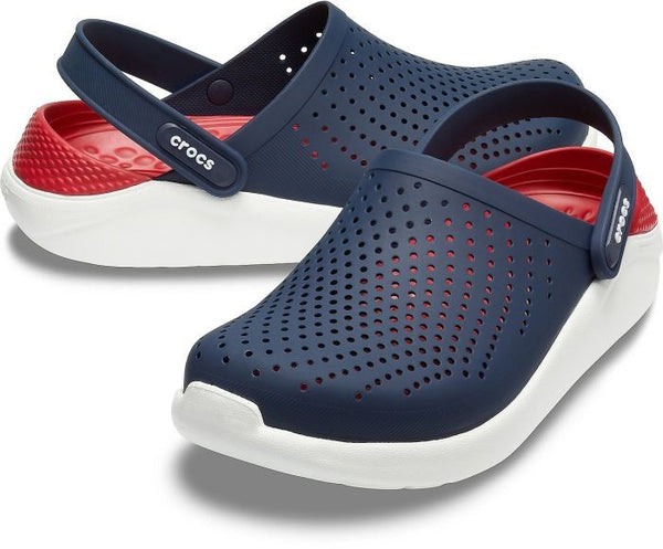 Crocs literide blue and red new arrivals